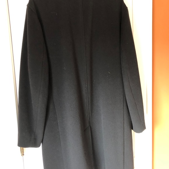 Brooks Brothers Black wool/cashmere coat full length. Timeless. Mint condition. - Picture 5 of 12